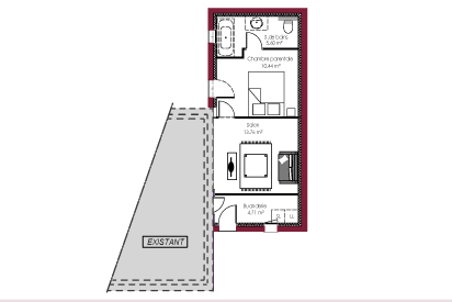 Suite parentale 25 m²