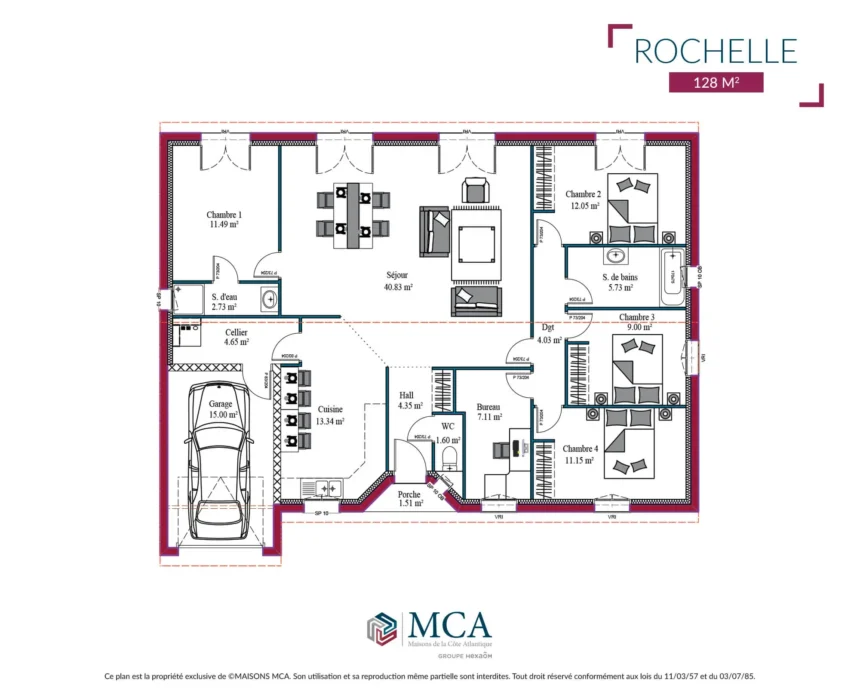 Rochelle - 128 m2