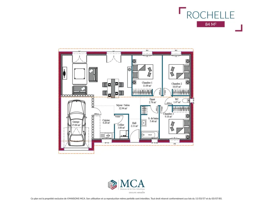 Rochelle - 84 m2