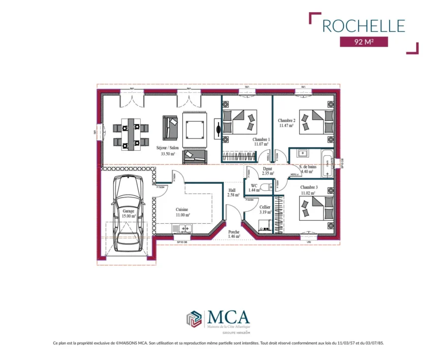 Rochelle - 92 m2